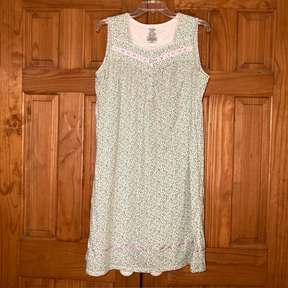 NWOT Vintage 90s Simply Basic Nightgown Green Size XL 16/18